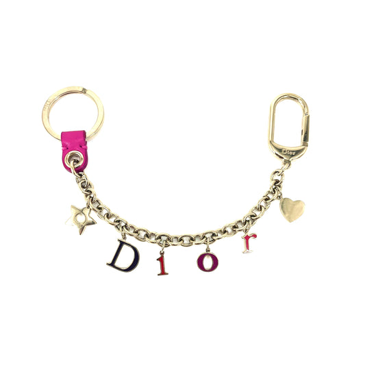 DIOR SPELL OUT BAG CHARM